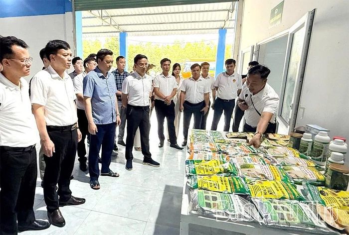 Đoàn công tác xã Xuân Lãng làm việc với Tập đoàn Quế Lâm tại thành phố Huế nhằm thúc đẩy hợp tác trong lĩnh vực sản xuất, tiêu thụ nông sản và chuyển giao khoa học kỹ thuật.