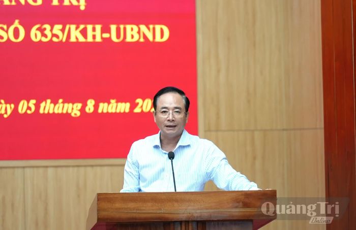 Đại diện lãnh đạo Sở Khoa học và Công nghệ phát biểu tại hội nghị - Ảnh: T.Đ