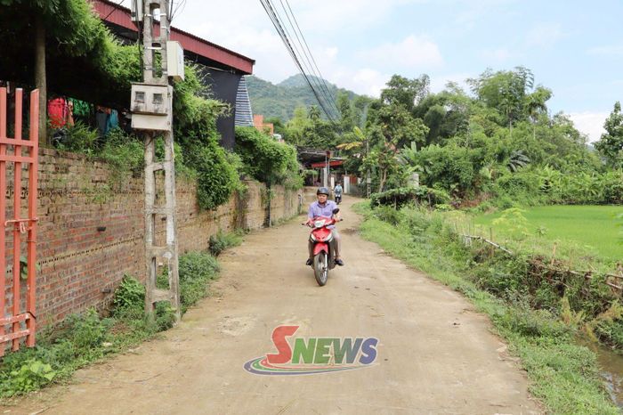 Đường về bản Khoa 2, xã Tường Hạ được bê tông.