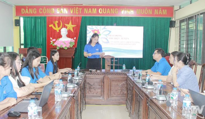 Đại diện Đoàn Thanh niên Sở Tư pháp phát động Cuộc thi và kêu gọi đoàn viên, thanh niên tích cực hưởng ứng tham gia.