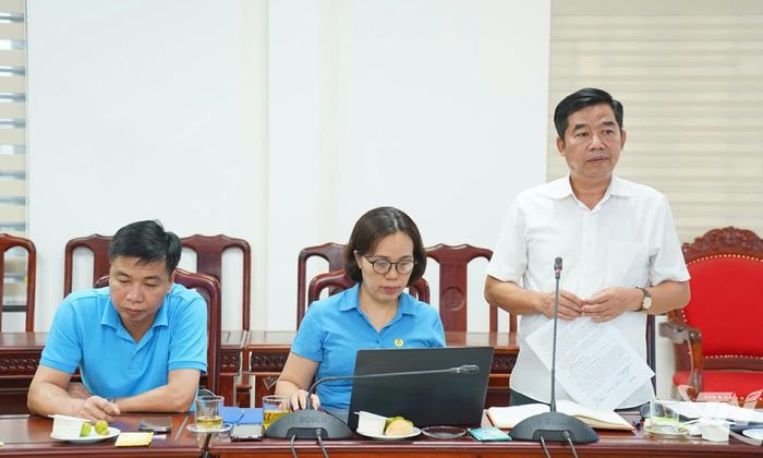 Đại biểu phát biểu tại Hội nghị.
