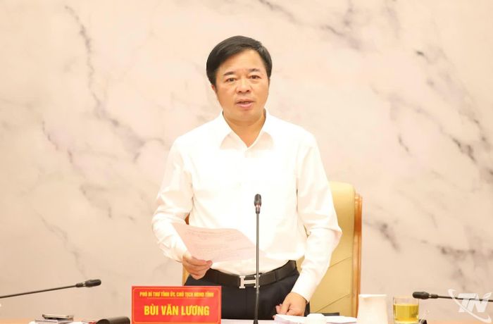  Đồng chí Bùi Văn Lương kết luận tại Hội nghị. 