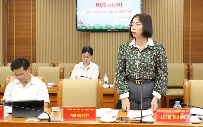 Đại biểu phát biểu tại Hội nghị.