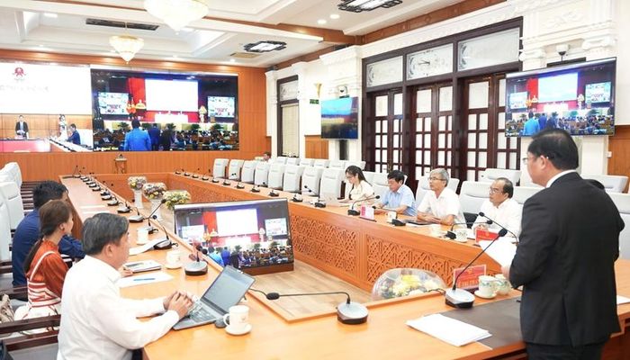 Phiên họp được trực tuyến đến 34 tỉnh, thành phố trong toàn quốc.