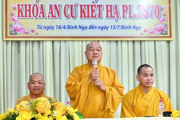 Thượng tọa Thích Thiền Chí, Phó Thiền chủ trường hạ chia sẻ kinh nghiệm giáo dục đệ tử