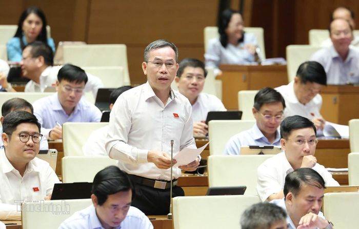 Đại biểu Đồng Ngọc Ba (Đoàn Đồng Nai). Ảnh: Đức Thanh