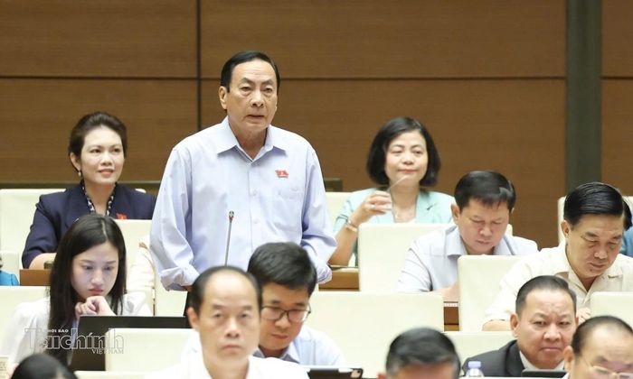 Đại biểu Phạm Văn Hòa (Đoàn Đồng Tháp). Ảnh: Đức Thanh