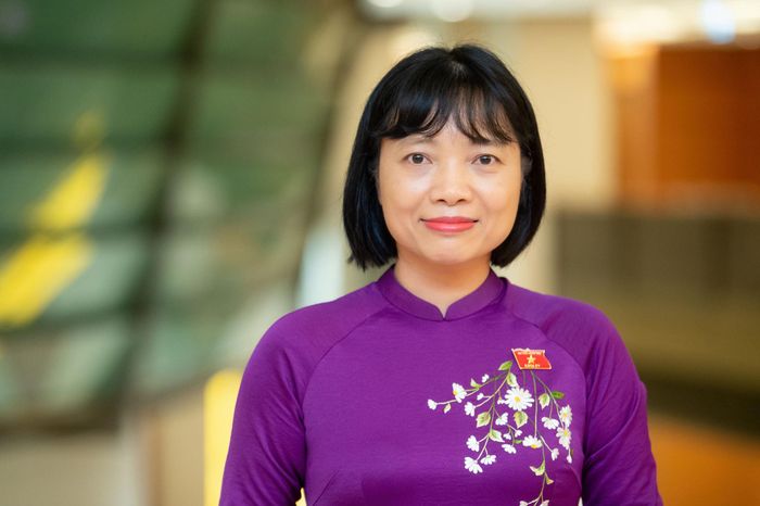 Phó Trưởng đoàn Đại biểu Quốc hội chuyên trách TP. Hải Phòng Nguyễn Thị Việt Nga. Ảnh: Phạm Thắng
