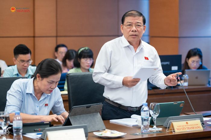 ĐBQH Nguyễn Thanh Sang phát biểu thảo luận tại Tổ 2
