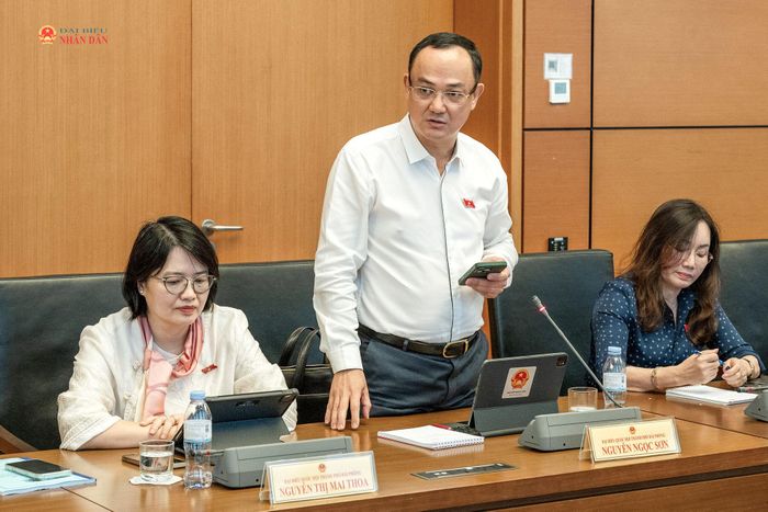 ĐBQH Nguyễn Ngọc Sơn (TP. Hải Phòng) phát biểu