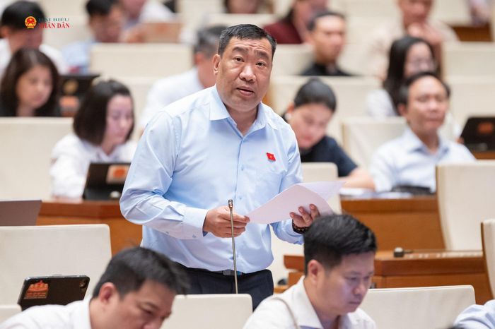 ĐBQH Thạch Phước Bình (Vĩnh Long) phát biểu. Ảnh: Phạm Thắng