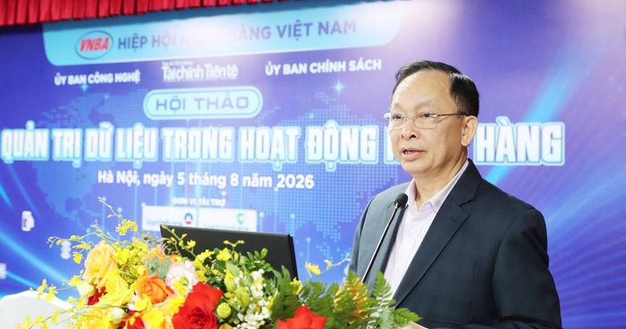 Ông Đào Minh Tú nhấn mạnh cuộc đua ngân hàng số hiện nay thực chất là cuộc đua về chất lượng dữ liệu, năng lực quản trị toàn diện và niềm tin số từ khách hàng.