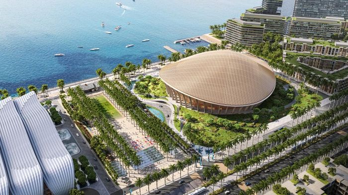 Phối cảnh nhà biểu diễn đa năng thuộc Trung tâm Hội nghị APEC tại Phú Quốc. Ảnh: Sun Group.