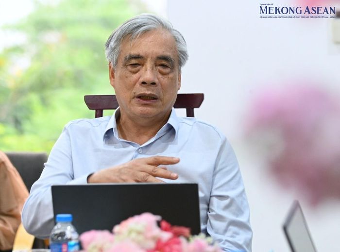 PGS.TS. Trần Đình Thiên, chuyên gia kinh tế. Ảnh: Đỗ Thảo/Mekong ASEAN.