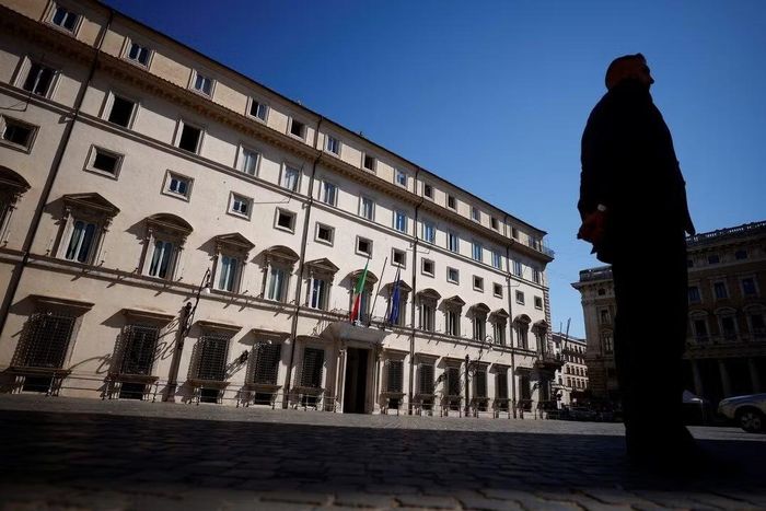 Cung điện Palazzo Chigi ở thủ đô Rome, Italy. Ảnh: Reuters