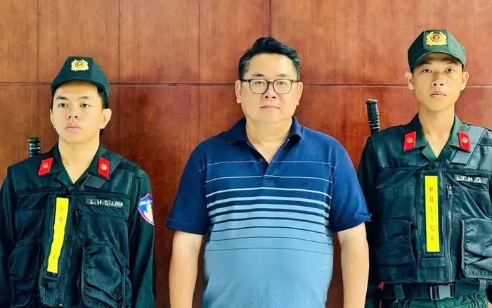 Cơ quan điều tra khởi tố bị can đối với Nguyễn Thành Hiệp. Ảnh Công an cung cấp
