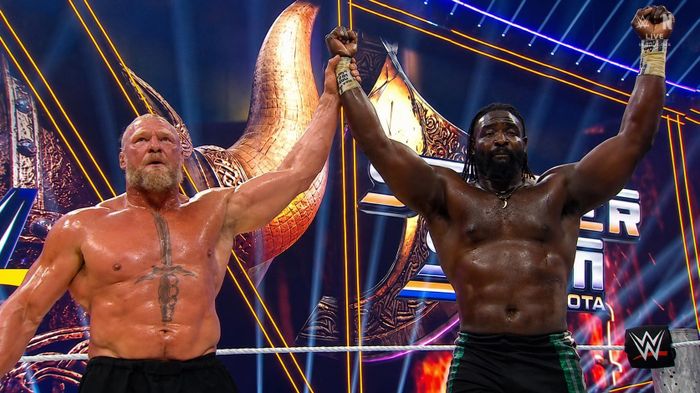 Oba Femi được Brock Lesnar công nhận là tương lai của WWE sau chiến thắng tại SummerSlam