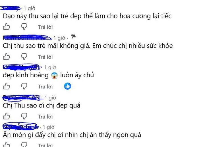 CDM dành lời khen cho Thu Sao. Ảnh chụp màn hình