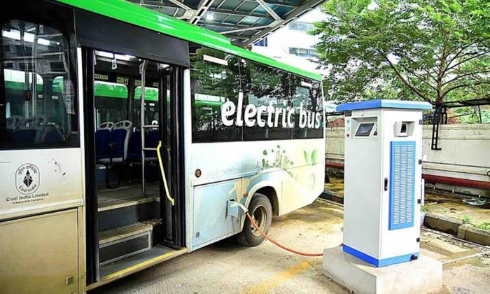Xe buýt điện tại Ấn 