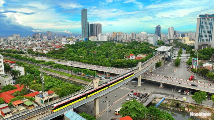Hệ thống đường sắt đô thị. Ảnh: Phạm Hùng