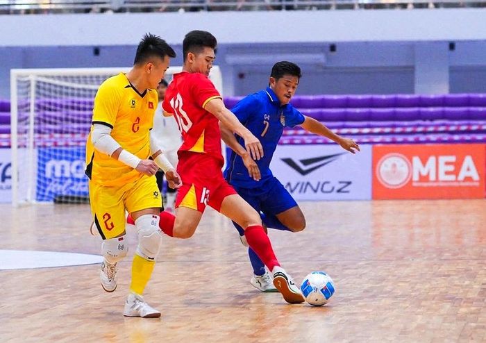 Tuyển futsal Việt Nam hoàn tất Giải giao hữu vô địch châu lục - Thái Lan 2026 bằng thành tích bất bại. Ảnh: VFF