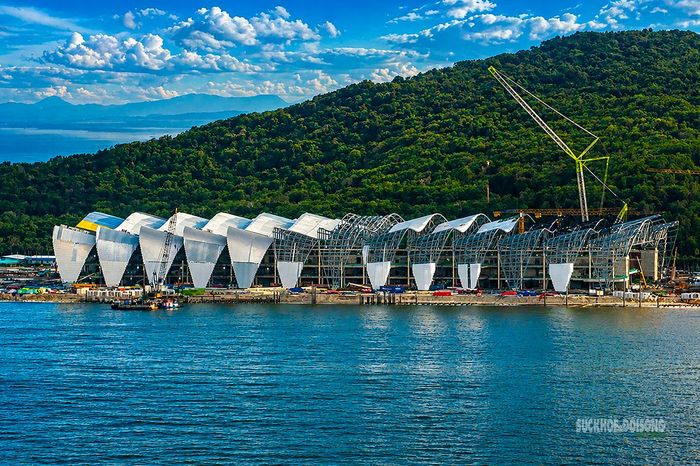 Trung tâm Hội nghị APEC 2027 bên bờ biển Phú Quốc dần thành hình.
