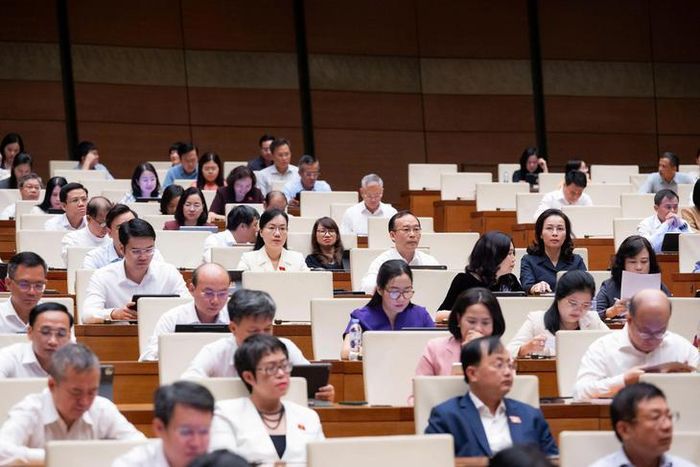 ĐBQH dự Kỳ họp không thường lệ lần thứ Nhất. Ảnh: Media Quốc hội