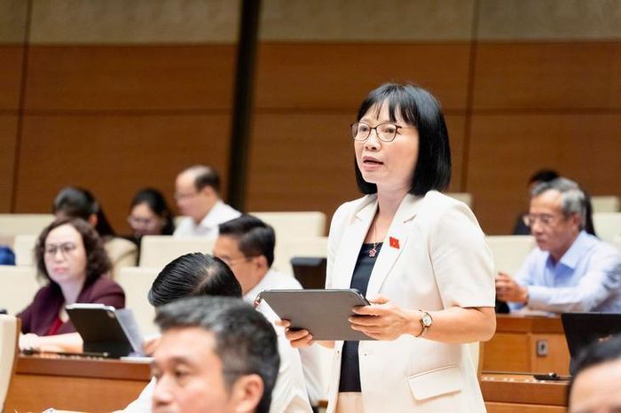 ĐBQH Nguyễn Thị Việt Nga - Đoàn ĐBQH thành phố Hải Phòng. Ảnh: Media Quốc hội
