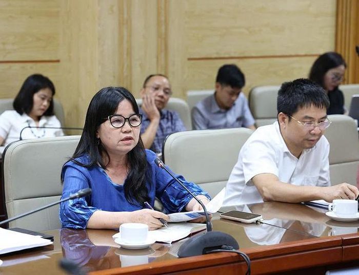 Các đại biểu phát biểu tại hội nghị. Ảnh: Trần Minh