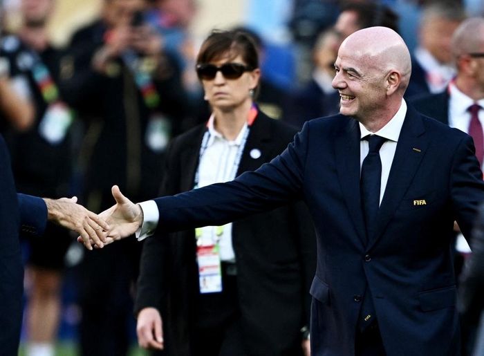 Chủ tịch FIFA Gianni Infantino bị nghi ngờ cố tình đưa trận chung kết World Cup 2030 về Morocco. Ảnh: Reuters.