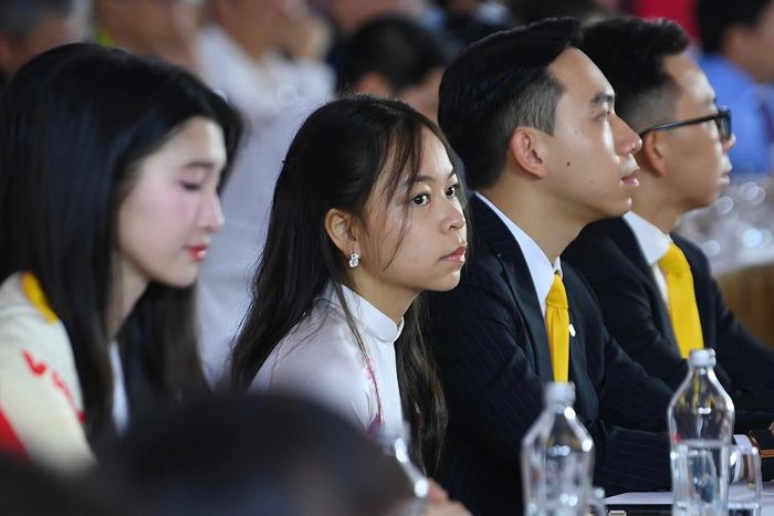Bà Phạm Nhật Minh Anh (thứ hai từ trái sang) tại một sự kiện năm 2025. Ảnh: Việt Linh.