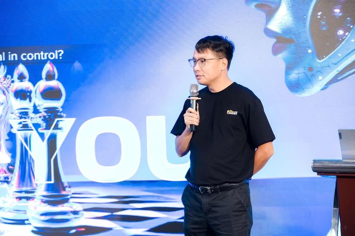 Ông Trương Đức Lượng, Chủ tịch HĐQT Công ty CP An ninh mạng Việt Nam. Ảnh: VSEC.