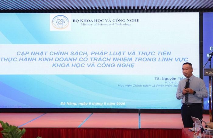 TS. Nguyễn Tiến Đạt cập nhật chính sách, pháp luật và thực tiễn thực hành kinh doanh có trách nhiệm trong lĩnh vực KH&CN