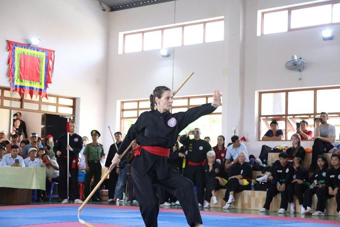 Chương trình giao lưu, biểu diễn võ thuật giữa các đoàn tại chùa Long Phước