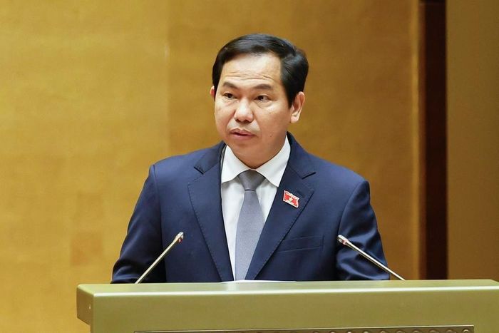 Tổng Thư ký Quốc hội, Chủ nhiệm Văn phòng Quốc hội Lê Quang Mạnh phát biểu. Ảnh: Doãn Tấn - TTXVN