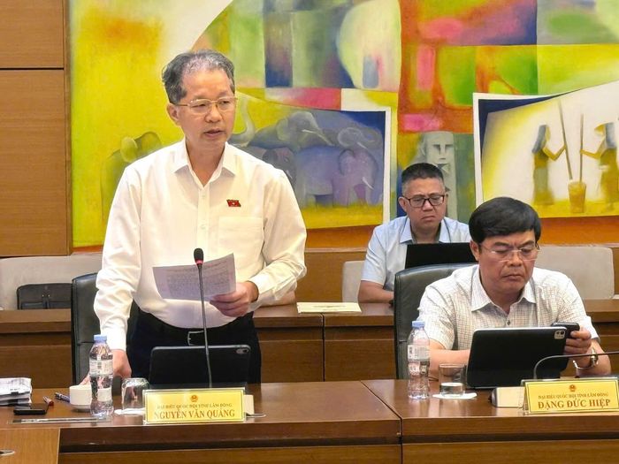 Đại biểu Nguyễn Văn Quảng – Đoàn ĐBQH tỉnh Lâm Đồng cho ý kiến