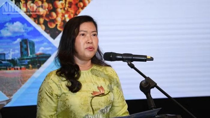 Phó Chủ tịch Ủy ban nhân dân thành phố Cần Thơ Nguyễn Thị Ngọc Điệp. (Ảnh: MINH THẮNG)