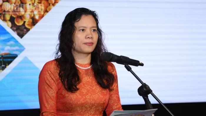 Đại biện Đại sứ quán Việt Nam tại Thái Lan Hoàng Diễm Hạnh. (Ảnh: XUÂN SƠN)