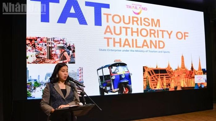 Giám đốc thị trường Đông Nam Á, Nam Á và Nam Thái Bình Dương của TAT Ratiwan Boonprakhong. (Ảnh: MINH THẮNG)