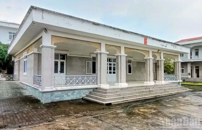 Khu nhà bảo quản mẫu hài cốt liệt sĩ tại Bệnh viện Phổi Thái Bình.