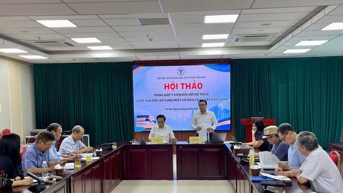 Hội thảo đóng góp ý kiến đối với dự thảo Luật sửa đổi, bổ sung một số điều của Luật Xuất bản.
