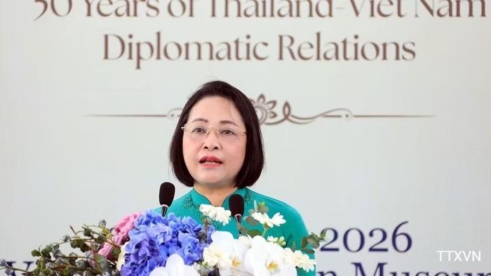 Phó Chủ tịch Quốc hội Nguyễn Thị Thanh phát biểu. (Ảnh: Tuấn Anh/TTXVN)