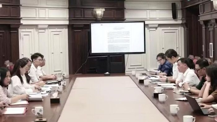 Tổ công tác rà soát hệ thống văn bản quy phạm pháp luật của Tòa án nhân dân tối cao. (Ảnh: TL)