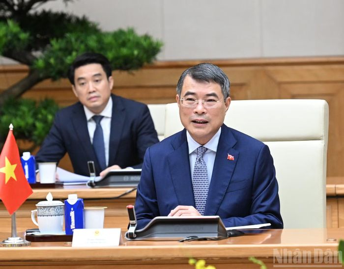 Thủ tướng Lê Minh Hưng phát biểu tại hội kiến.