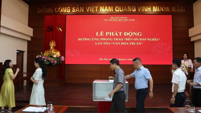 Phong trào được lan tỏa thực hiện trong ngành đường bộ trên cả nước. (Ảnh: Cục Đường bộ Việt Nam)