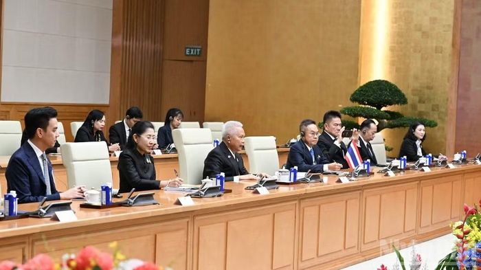 Các đại biểu Quốc hội Thái Lan tham dự buổi hội kiến. (Ảnh: Trần Hải)