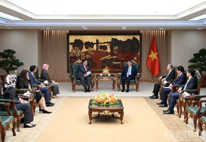 Quang cảnh cuộc tiếp.
