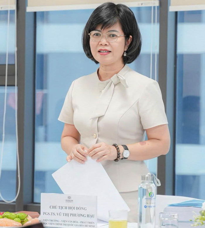 PGS, TS Vũ Thị Phương Hậu, Viện trưởng Viện Văn hóa và Phát triển, Học viện Chính trị quốc gia Hồ Chí Minh. Ảnh do nhân vật cung cấp