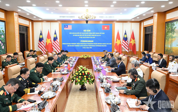  Quang cảnh hội đàm. Ảnh: TRỌNG HẢI 