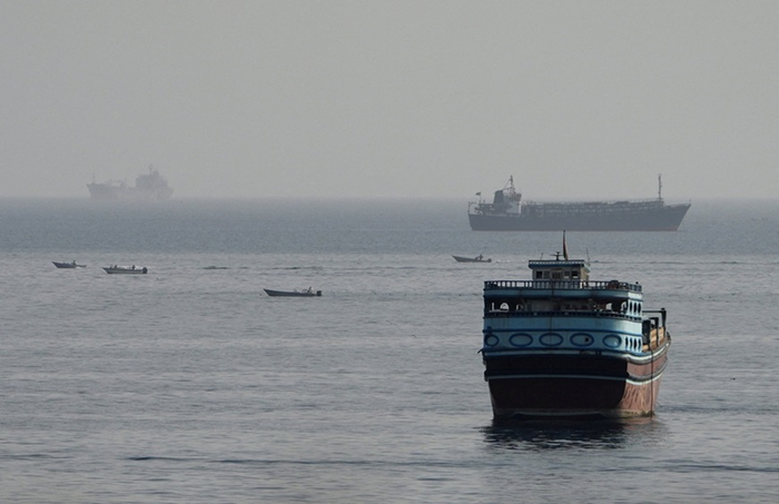  Eo biển Hormuz, một trong những tâm điểm trong xung đột Mỹ-Iran. Ảnh: Reuters 